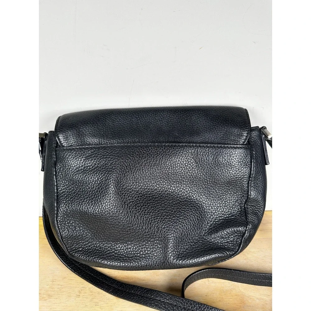 Kate Spade Black Pebbled Leather Spencer Court Lavinia Crossbody‎ Purse Classic